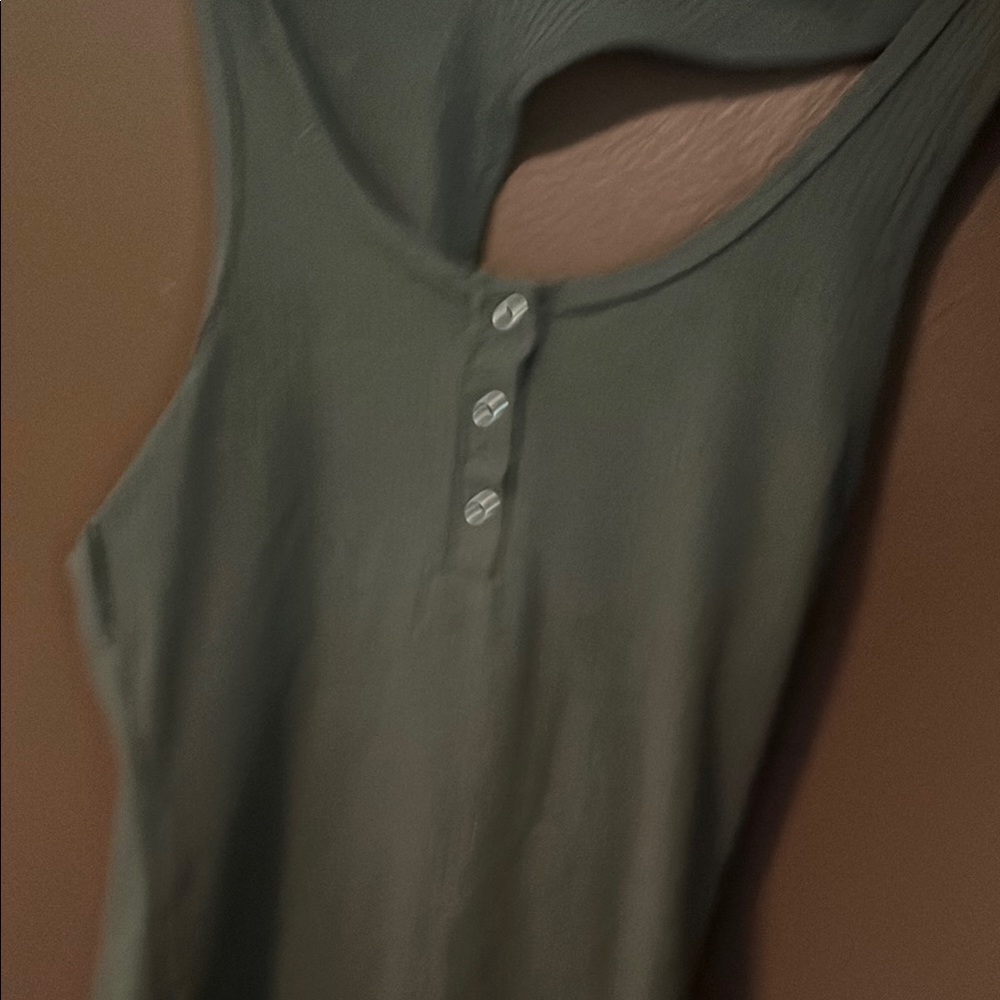 Bozzolo Charcoal Sleeveless Tank Top